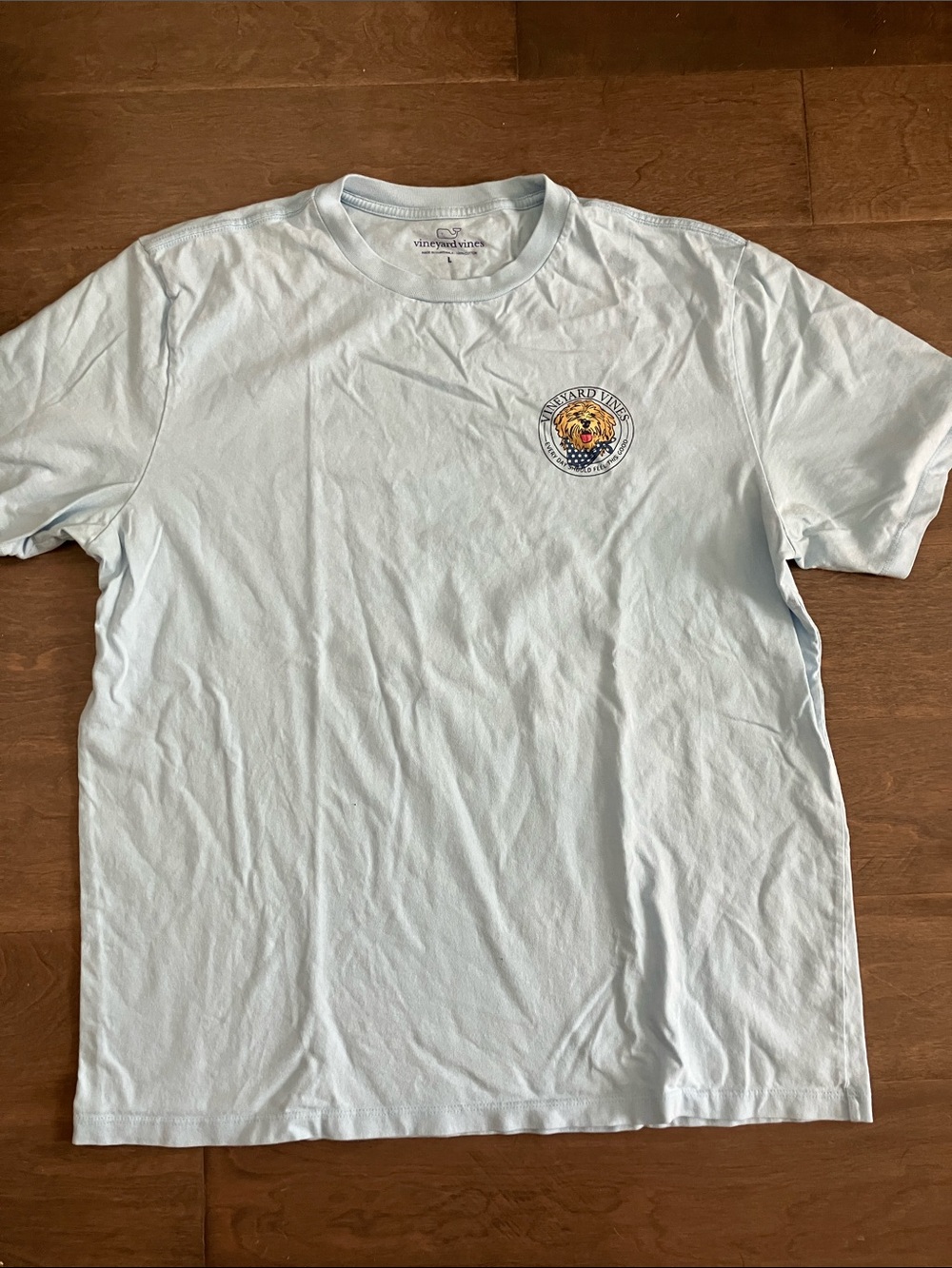 Vineyard Vines Pale Blue Short-Sleeve Graphic Tee
